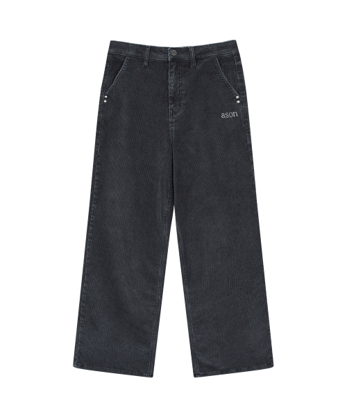 MOSS CORDUORY PANTS / CHARCOAL