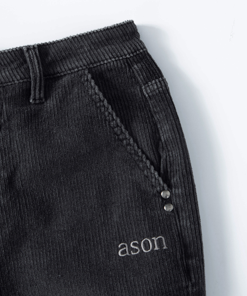 MOSS CORDUORY PANTS / CHARCOAL