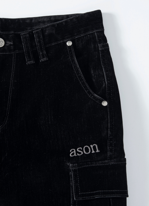 ONYX VELVET BOOTCUT PANTS