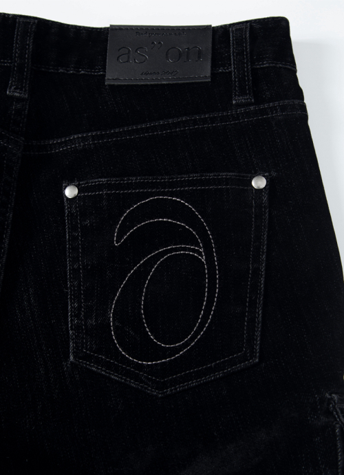 ONYX VELVET BOOTCUT PANTS