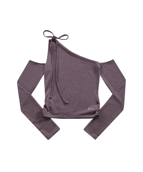 MUSE CUT-OUT TEE / PURPLE
