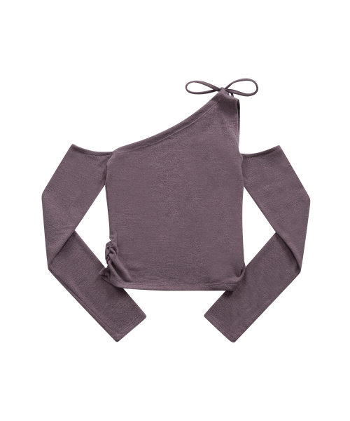 MUSE CUT-OUT TEE / PURPLE