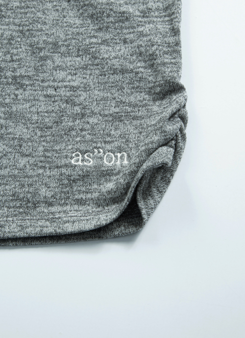 MUSE CUT-OUT TEE / GRAY