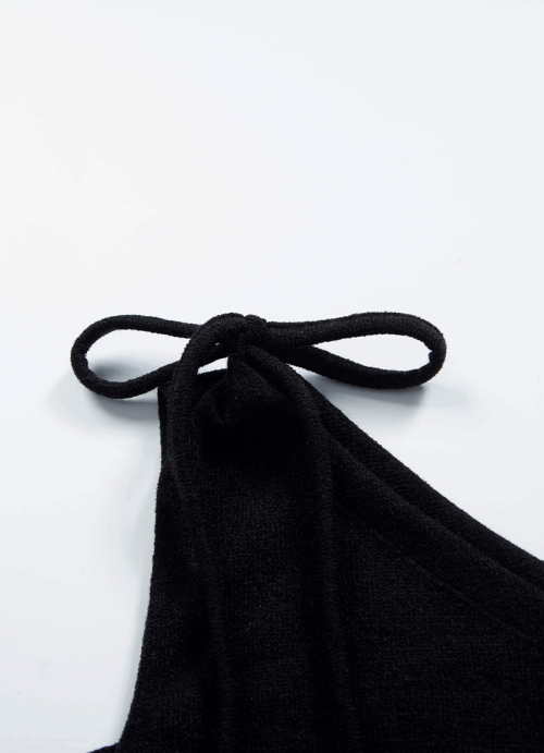 MUSE CUT-OUT TEE / BLACK