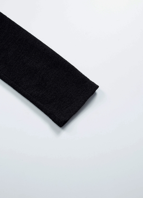 MUSE CUT-OUT TEE / BLACK