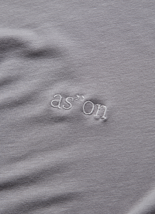 VEIL HIGH-NECK TEE / LAVENDER