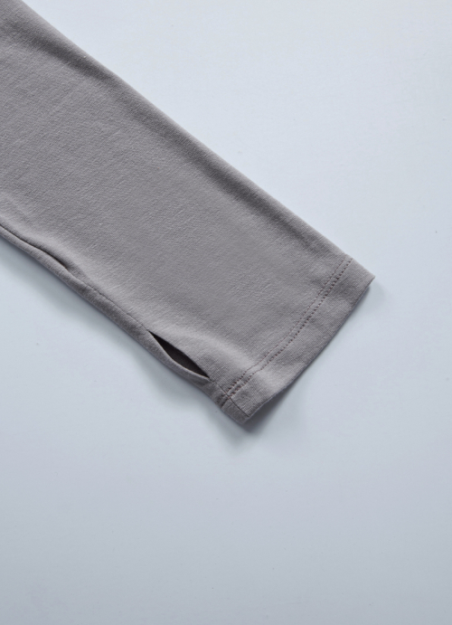 VEIL HIGH-NECK TEE / LAVENDER