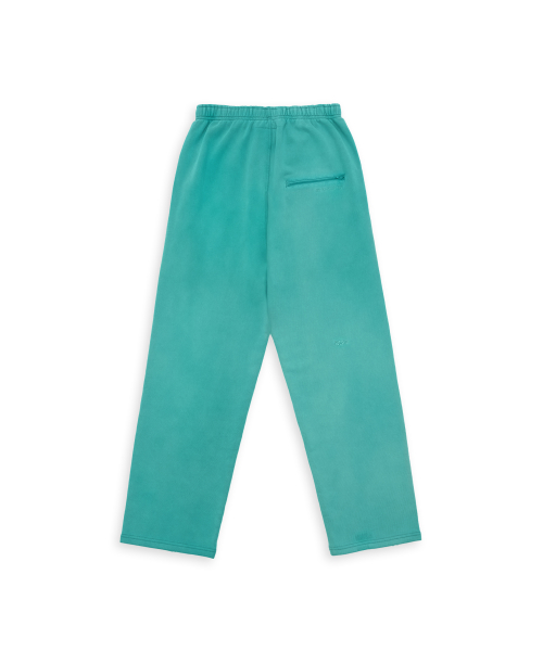 tuewid classic embroidery set up pants in turquoise
