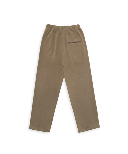 tuewid classic embroidery set up pants in umber