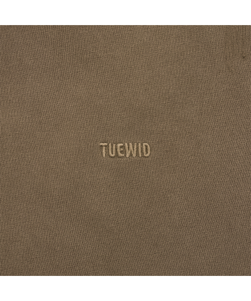 tuewid classic embroidery set up pants in umber