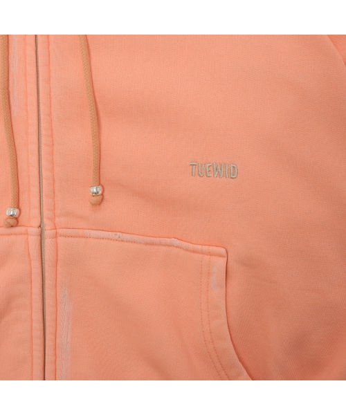Tuewid classic embroidery set up zip-up in soda