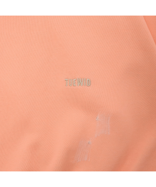 Tuewid classic embroidery set up zip-up in soda