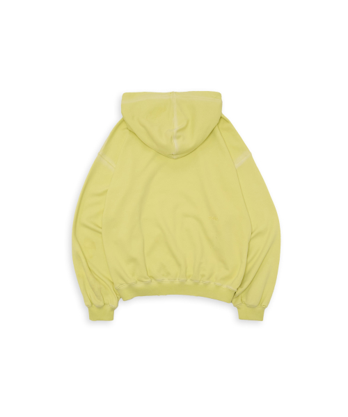 Tuewid classic embroidery set up zip up in lime
