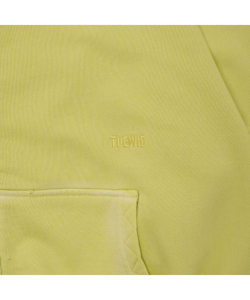 Tuewid classic embroidery set up zip up in lime