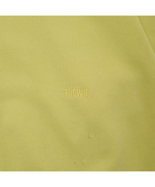 Tuewid classic embroidery set up zip up in lime
