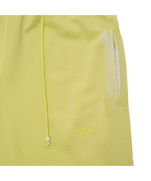 Tuewid classic embroidery set up pants in lime