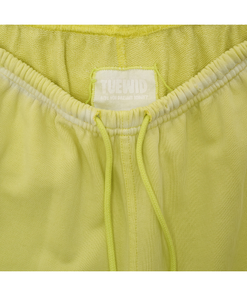 Tuewid classic embroidery set up pants in lime