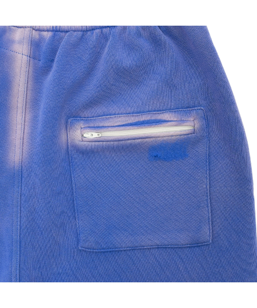 Tuewid classic embroidery sweatpants in drop loose fit (blueberry blue)