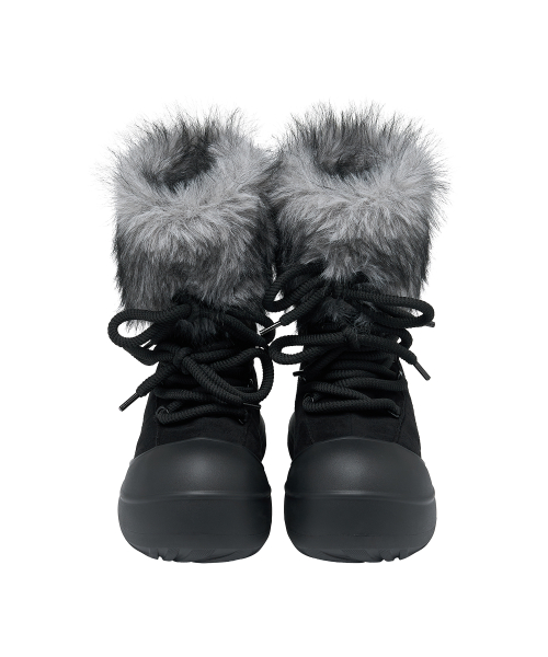 Skadi Rope Fur Boots_[Black]