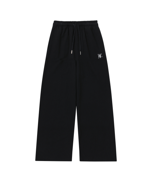 (기모)Signature relax wide pants (2colors)