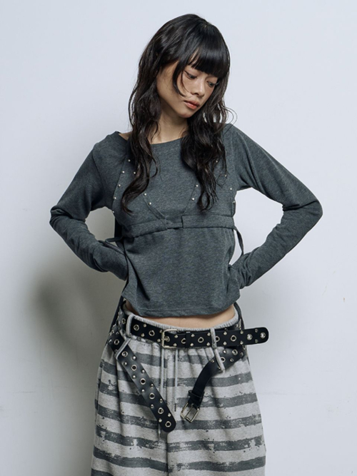 EYELET STUD BELT