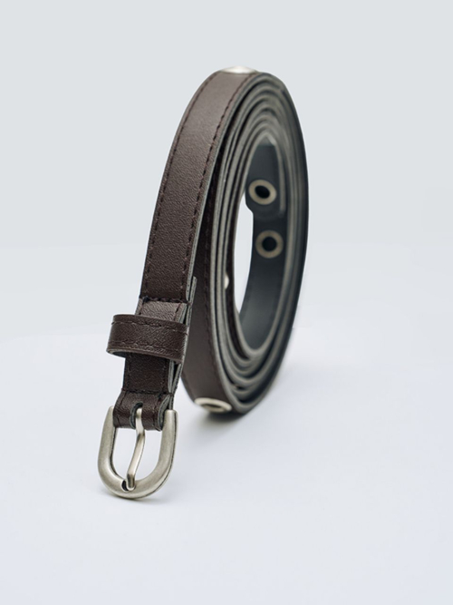 LONG EYELET STUD BELT