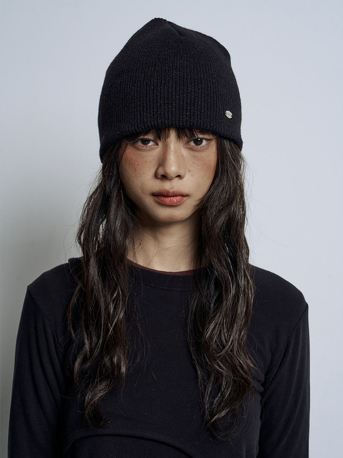 RAMEE LOGO BEANIE [BLACK]
