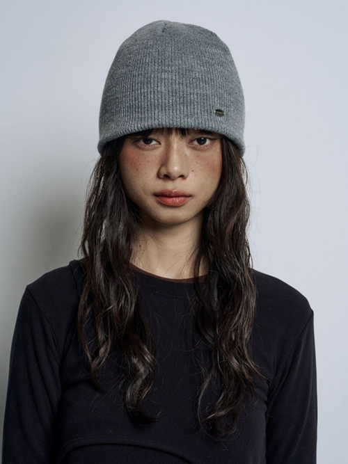 RAMEE LOGO BEANIE [GRAY]