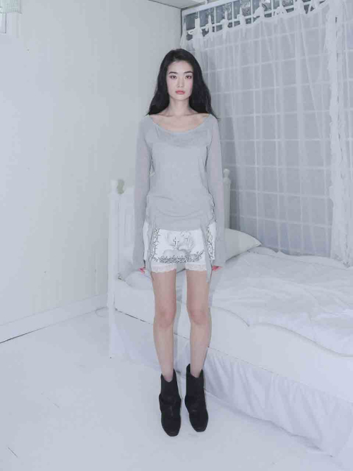 ANTIQUE LAYERED SKIRT [heart]