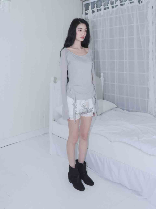ANTIQUE LAYERED SKIRT [heart]