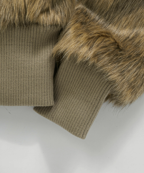 OBEL FUR JACKET / BROWN