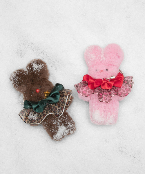 HOLIDAY RORABBIT LEOPARD PINK