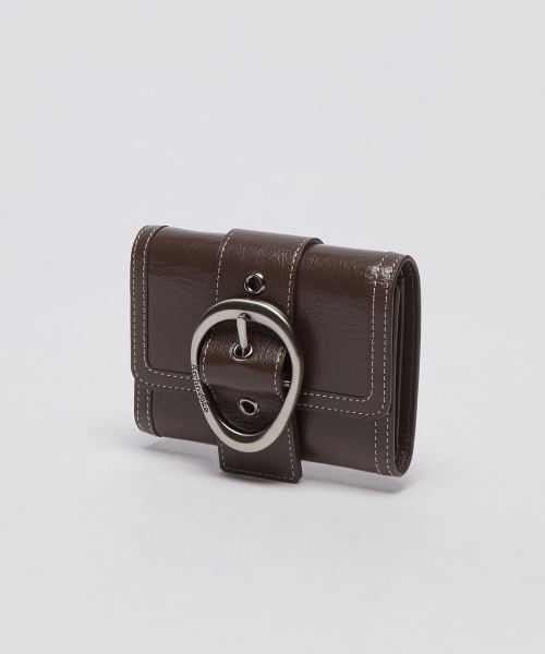 Buckle wallet(Crumble brownie)_OVADX25208CCB