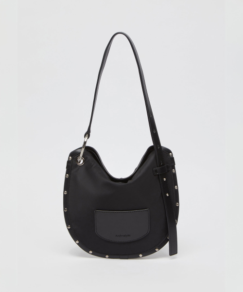 Buckle fortune bag(Nylon black)_OVBAX25305BLK