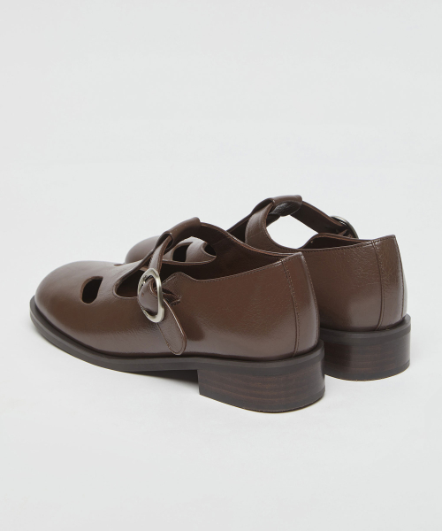 Buckle strap pumps(Crumble brownie)_OK1DX25206CCB