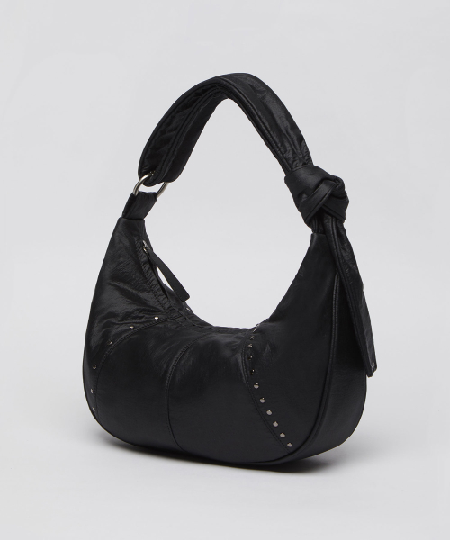 Freckle hobo bag(Deep sleep)_OVBAX25306BLK