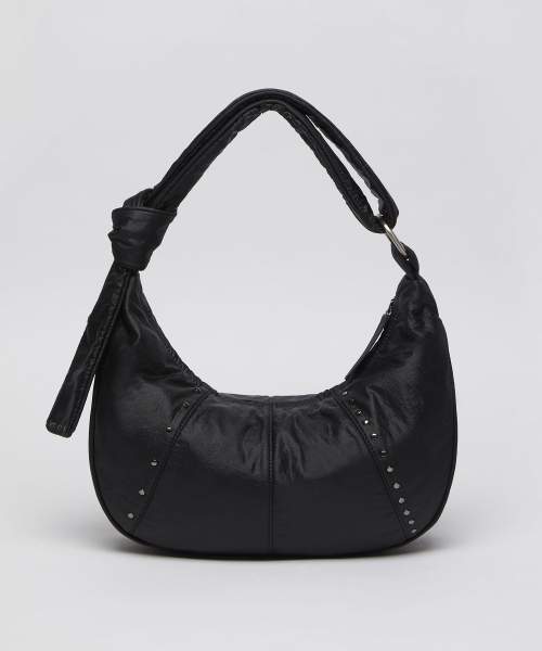 Freckle hobo bag(Deep sleep)_OVBAX25306BLK