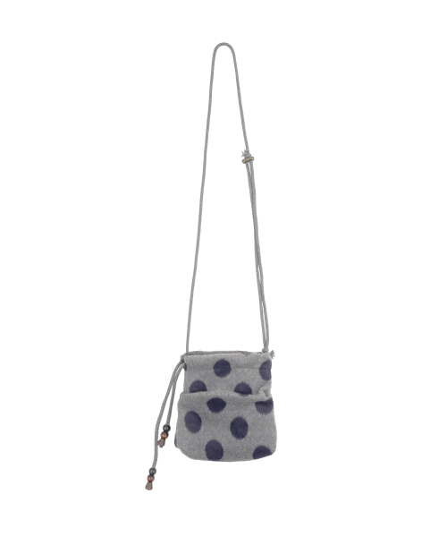 Cozy Dot Mini Crossbody Bag_Gray