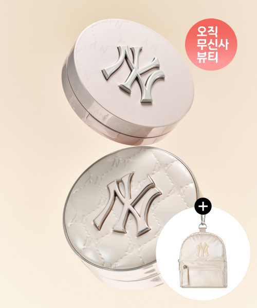 [바닐라코xMLB][크림 글레이즈 에디션] 화이트 쿠션 (케이스+리필1개)+팩트