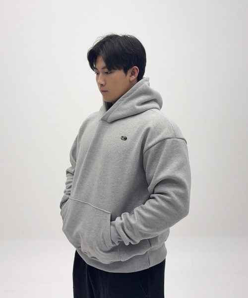 실리콘 헤비고중량 이중지후드티셔츠