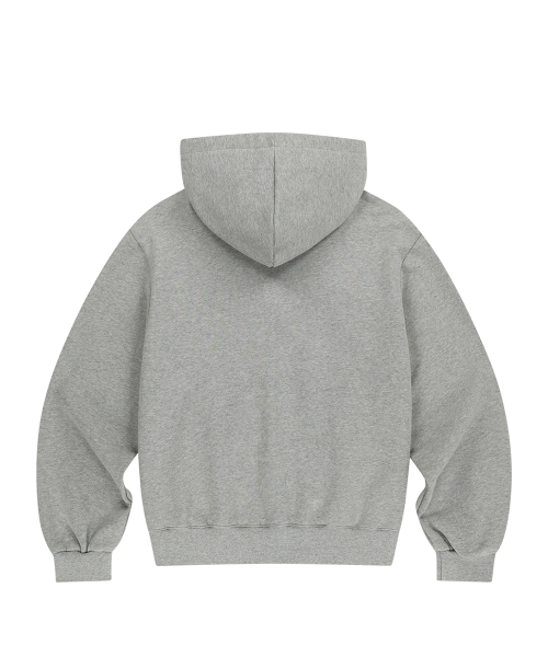 PURE FRILL HOODED ZIP-UP MELANGE