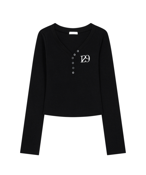 129 BASIC LONG SLEEVE BLACK
