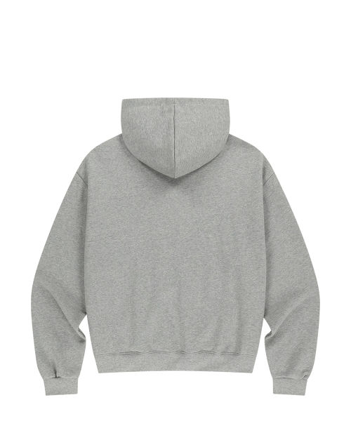129 STRIPE COLORBLOCK HOODIE MELANGE