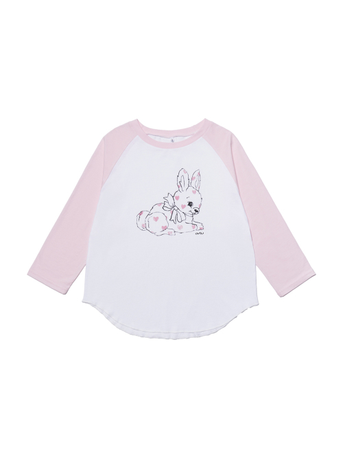 Cozy Mellow Raglan Top_Pink