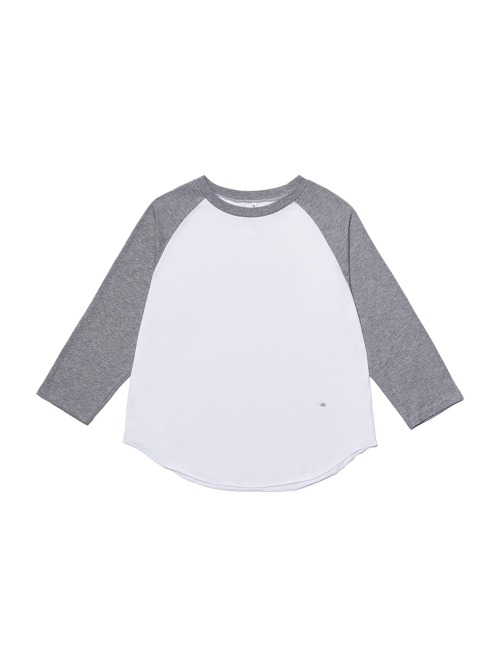 Cozy Mellow Charm Raglan Top_Gray