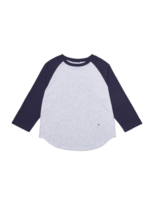 Cozy Mellow Charm Raglan Top_Navy