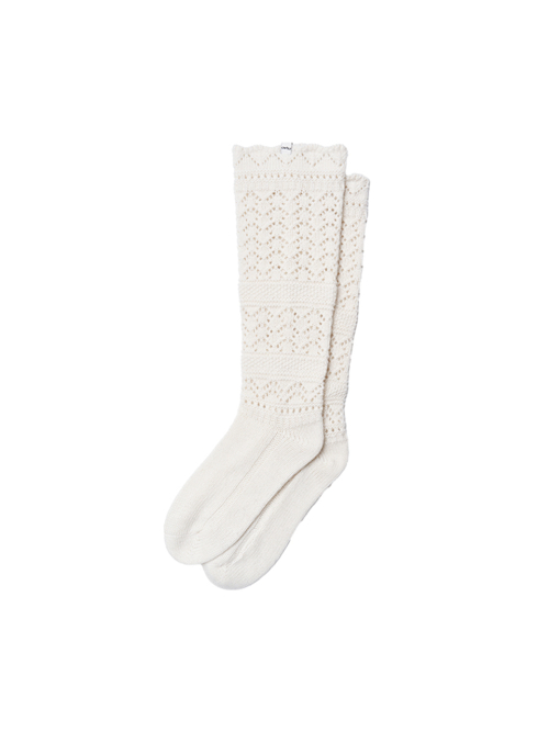 Lacy Knit Knee Socks_3 color