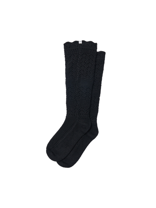 Lacy Knit Knee Socks_3 color