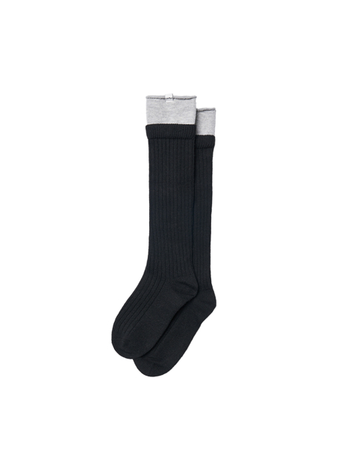 Two-Tone Soft Rib Socks_3 color