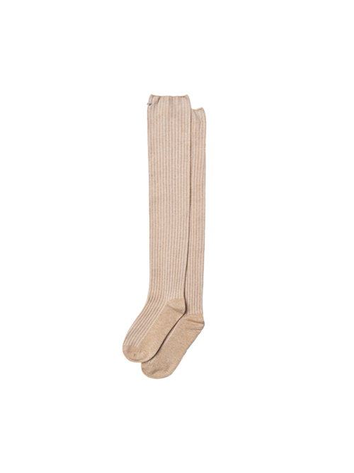 Ribbed High Knee Socks_4 color